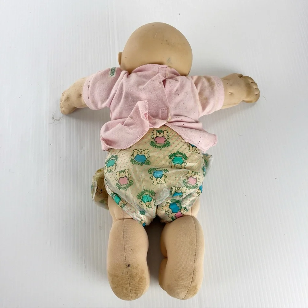 Vintage Set of 2 Cabbage Patch Kids Dolls Action Figures AS IS